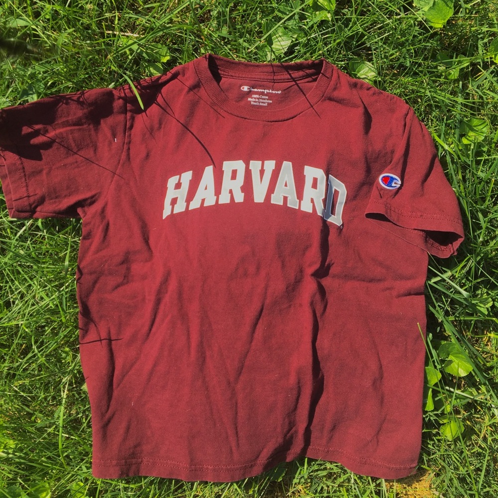 vintage Champion Harvard baby tee